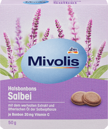 MivolisHalsbonbons Salbei, 50 g