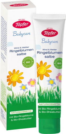 TöpferWind & Wetter Ringelblumensalbe Babycare, 25 ml