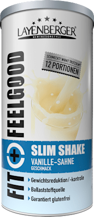 Layenberger Fit+FeelgoodDiät Shake, Slim Shake Vanille & Sahne, 396 g
