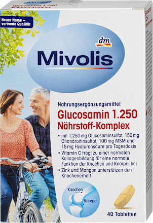 MivolisGlucosamin 1.250 Nährstoff-Komplex, 40 St., 66 gNahrungsergänzungsmittel