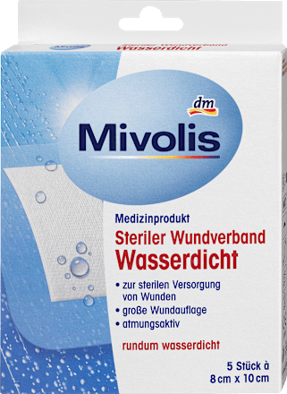 MivolisSteriler Wundverband Wasserdicht, 5 StMedizinprodukt