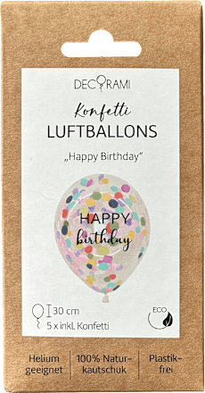 Ginger Ray „Best Mum Ever“ Konfetti-Luftballons, 5 Stück Mehrfarbig – Für Den Muttertag & Besondere Anlässe