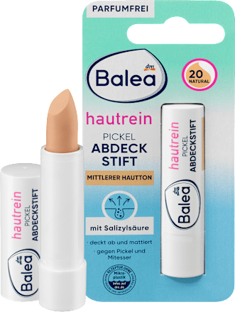 BaleaAbdeckstift Hautrein Pickel 20 Mittlerer Hautton, 4,5 g