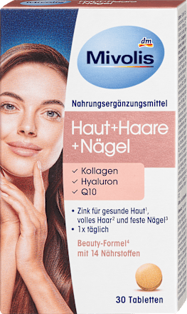 MivolisHaut Haar Nägel, 30 St, 22 gNahrungsergänzungsmittel