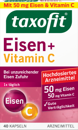 taxofitEisen + Vitamin C Kapseln, 40 StArzneimittel