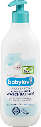 babyloveWaschbalsam Kopf bis Fuß ultra sensitive, 500 ml