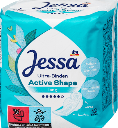 JessaUltra-Binden Active Shape Lang, 12 St