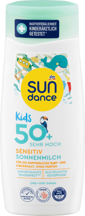 SUNDANCESonnenmilch Kids sensitiv, LSF 50+, 200 ml