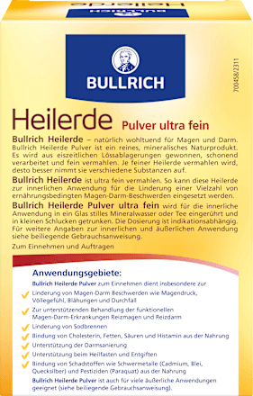 Bullrich Heilerde Pulver ultra fein, 500 g dauerhaft günstig online ...