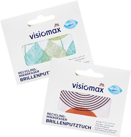 VISIOMAXMikrofaser Brillenputztuch sort., 1 St