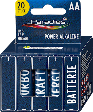 ParadiesBatterien Power Mignon AA, 20 St