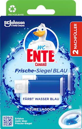 WC-EnteWC-Reiniger Frische-Siegel Azure Lagoon Nachfüllpack 2 St, 72 ml