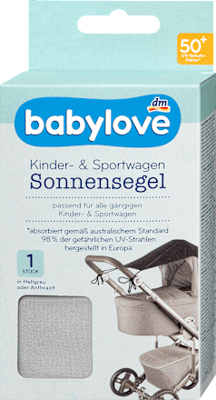 babyloveSonnensegel hellgrau, 1 St