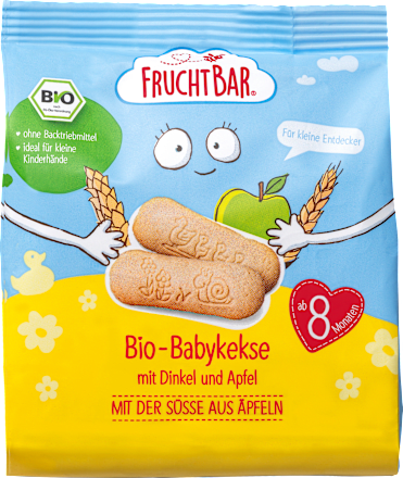 FruchtBarBabykekse Dinkel-Apfel, ab dem 8. Monat, 100 g