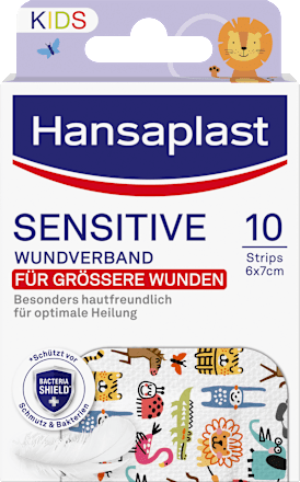 HansaplastWundverband Sensitive Kids (6 x 7cm), 10 StMedizinprodukt