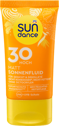 SUNDANCESonnenfluid Gesicht mattierend, LSF 30, 50 ml