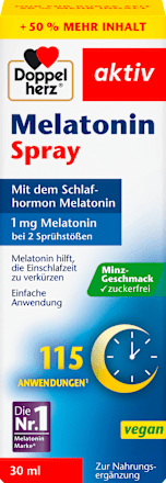DoppelherzMelatonin Spray, 30 mlNahrungsergänzungsmittel