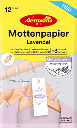 AeroxonMottenpapier Lavendel, 12 StBiozidprodukt