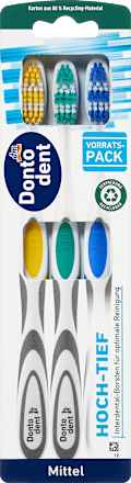DontodentZahnbürsten mittel, 3 St