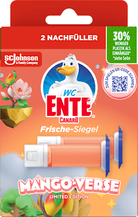 WC-EnteWC-Reiniger Frische-Siegel Mango Verse Nachfüllpack 2 St, 72 ml