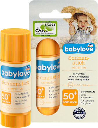 babyloveSonnenstick sensitiv Gesicht, LSF 50+, 20 g