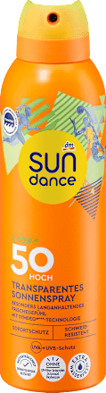 SUNDANCESonnenspray Sport transparent, LSF 50, 200 ml