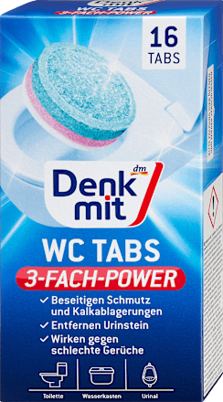 DenkmitWC-Reiniger Tabs, 16 St