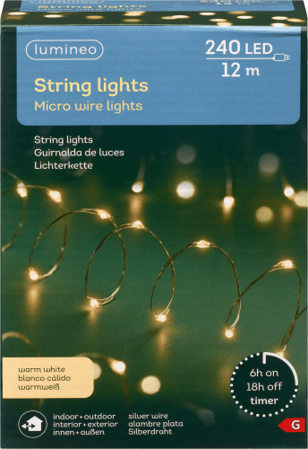 LED-Lichterkette, Micro außen (240er LED), 1 St | Lampen & Lichterketten