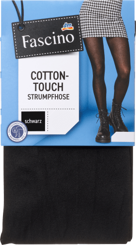 Strumpfhose Cotton-Touch, Gr. 38/40, schwarz, 1 St