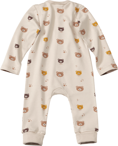 Schlafanzug mit Bären-Muster, beige, St Gr. 50/56, 1