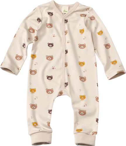 Schlafanzug mit Bären-Muster, beige, St 1 50/56, Gr