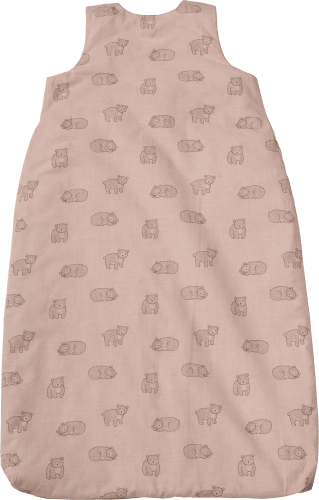 2 Schlafsack TOG 1 cm, 80 beige, mit Bären-Muster, St