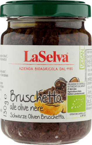 Bruschetta Schwarze Oliven, 130 g