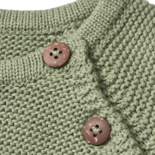 Pullover aus Strick mit Taschen, 1 grün, Gr. 104, St