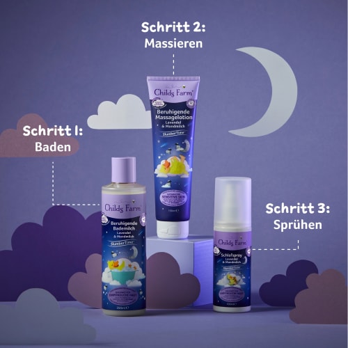 Lavendel Mondmilch, Baby & 250 Bademilch Badezusatz beruhigend SlumberTime ml