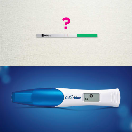 1 Schwangerschaftstest der digital, Wochen St Anzeige