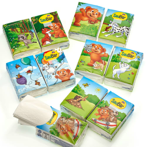 Kinder Taschentücher Pocket 4-lagig (10x10 St), 10 St