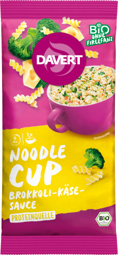 Fertiggericht, Noodle Cup mit Brokkoli-Käse-Sauce, No.2, 64 g