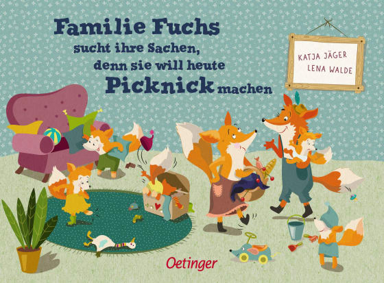 Fuchs sucht Familie St denn will heute Picknick Sachen, machen, ihre 1 sie