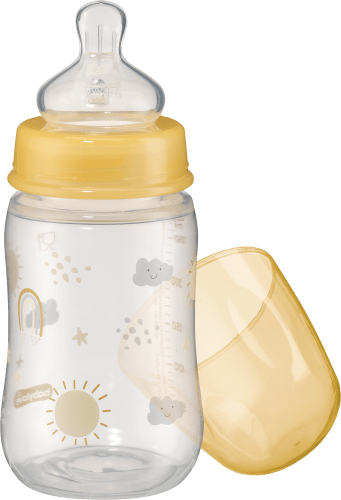 ml, 1 von Weithals, Geburt 280 Babyflasche gelb, St an,