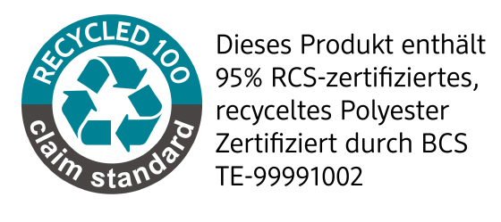 recyceltem Gr. 1 DEN mit Polyester 130 38/40, schwarz, St Thermo-Strumpfhose