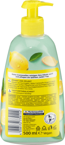 Flüssigseife Ginger & Lemon, 500 ml
