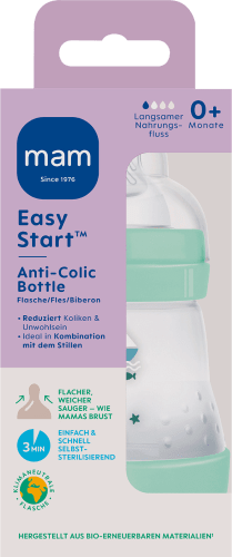 Babyflasche Easy Start Anti-Colic, mint, Geburt 1 von 160 ml, an, St