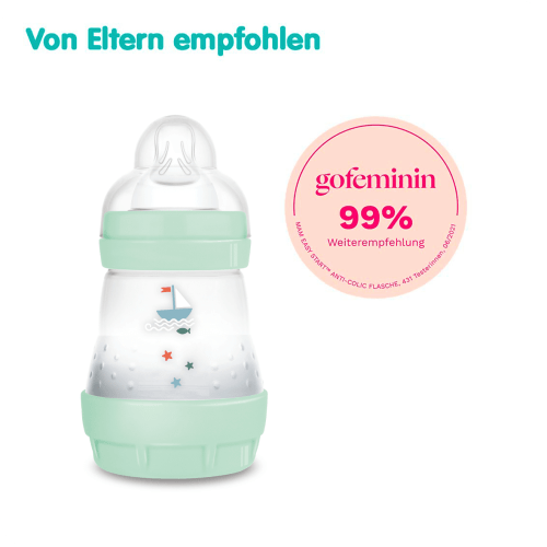 mint, Start St Babyflasche von Easy Anti-Colic, an, 1 Geburt ml, 160