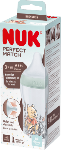 Babyflasche Perfect Match Winnie Pooh, mint, ab 3 Monaten, 260 ml, 1 St