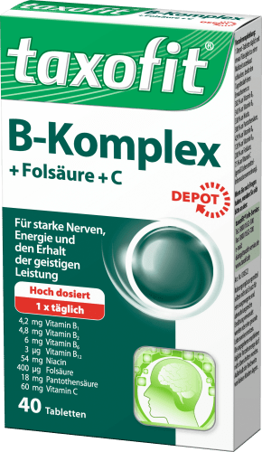 Vitamin B-Komplex Depot Tabletten 40 St., 7,4 g