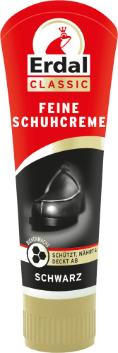 Schuhcreme fein Schwarz, 75 ml