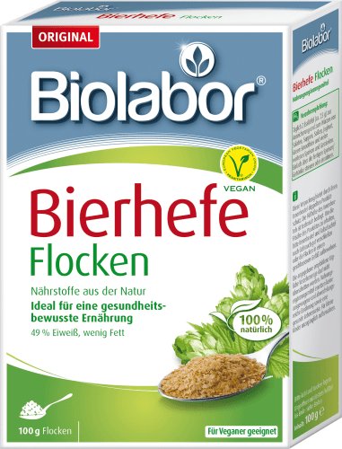 Biolabor Bierhefe Flocken, 100 g
