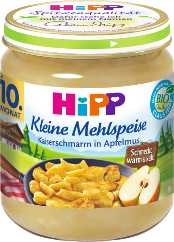 Apfelmus Monat, 10. 200 g in Mehlspeise ab Kleine Kaiserschmarrn