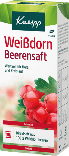 Weißdorn Beerensaft für Herz und Kreislauf, 200 ml